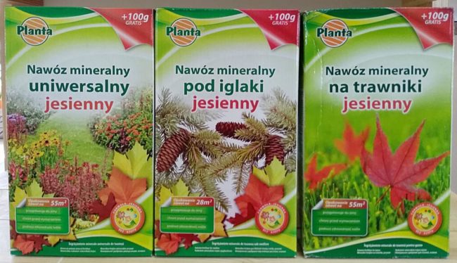 nawozy jesienne planta